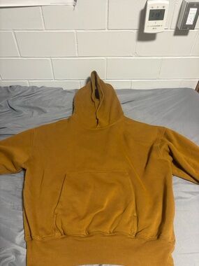 YZY Gap Light Brown Heavy Pullover Hoodie